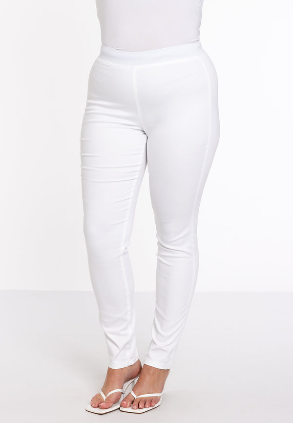 Yoek Jegging Slim-fit WHITE - Wit