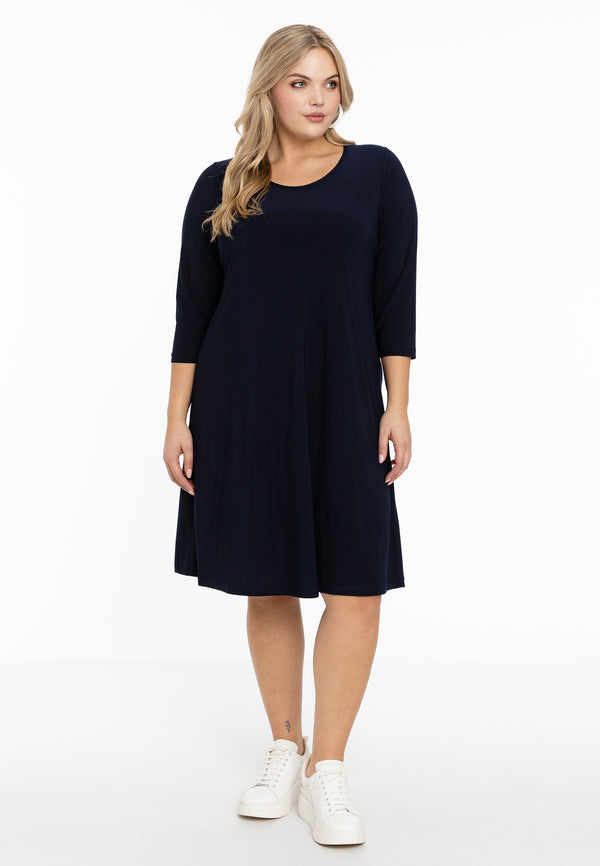 Yoek Jurk A-lijn DOLCE - Blauw