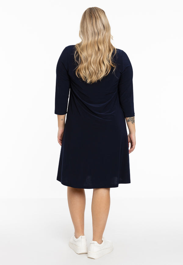 Yoek Jurk A-lijn DOLCE - Blauw