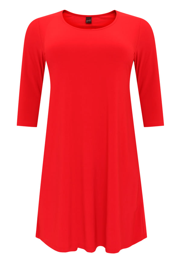 Yoek Jurk A-lijn DOLCE - Rood