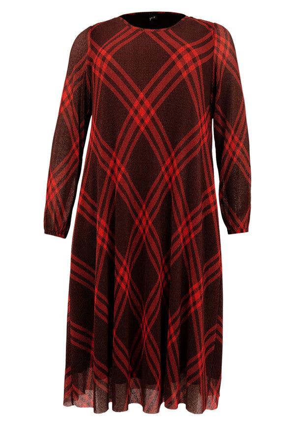 Yoek Jurk CHECK - Rood