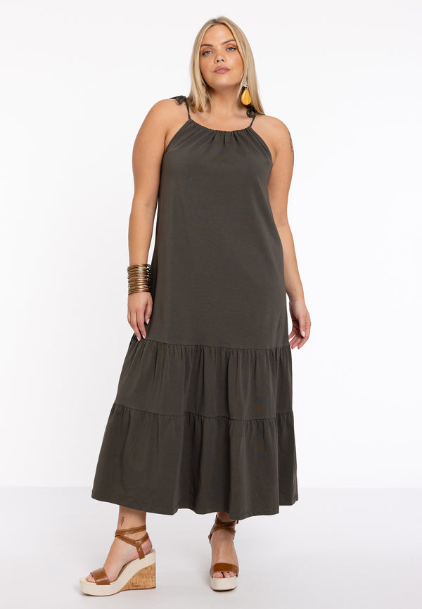 Yoek Jurk COTTON - Lichtgroen