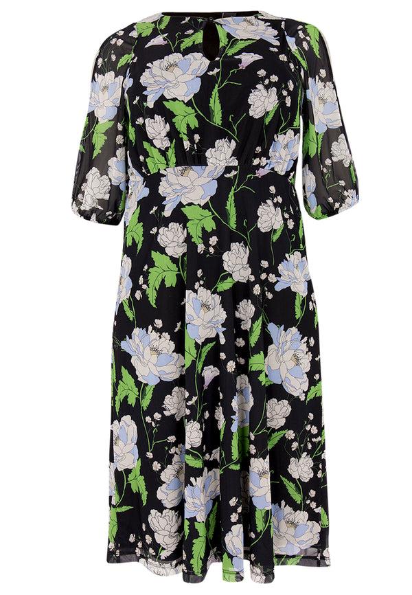 Yoek Jurk DAISIES - Blauw