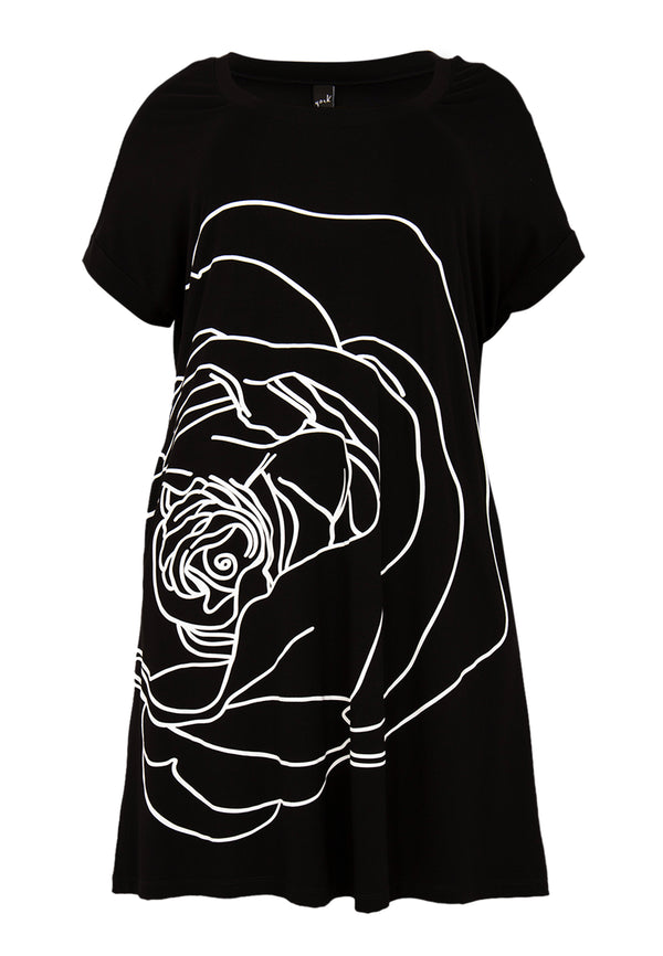 Yoek Jurk FIORE - Zwart