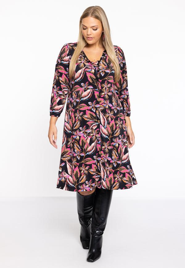 Yoek Jurk FLORA - Zwart