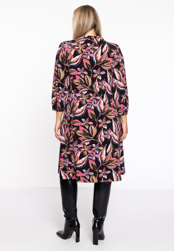 Yoek Jurk FLORA - Zwart