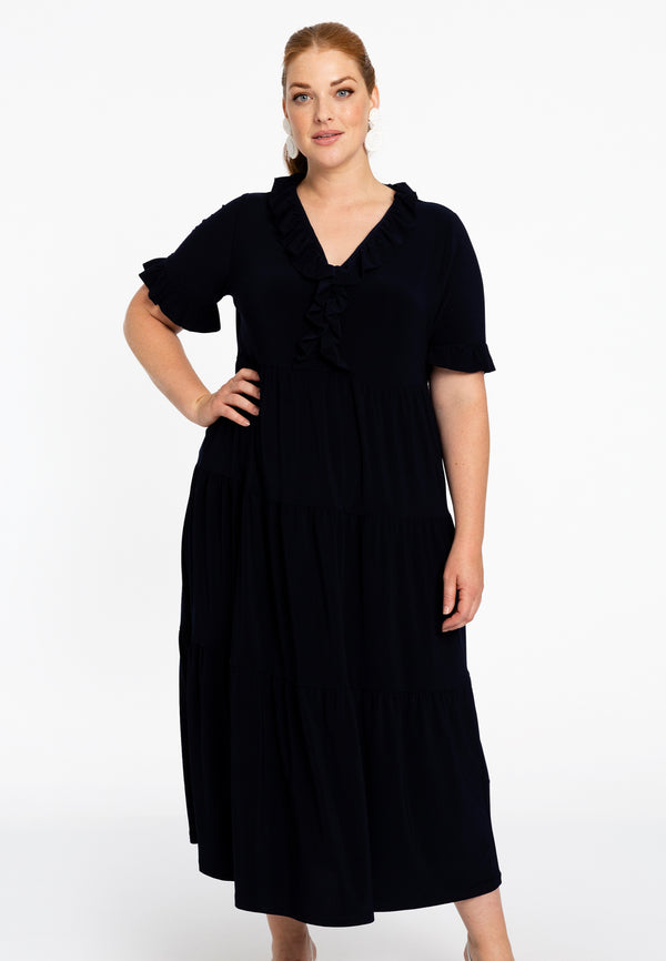 yoek Jurk gipsy DOLCE - Blauw