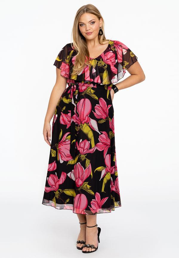 Yoek Jurk MAGNOLIA - Roze