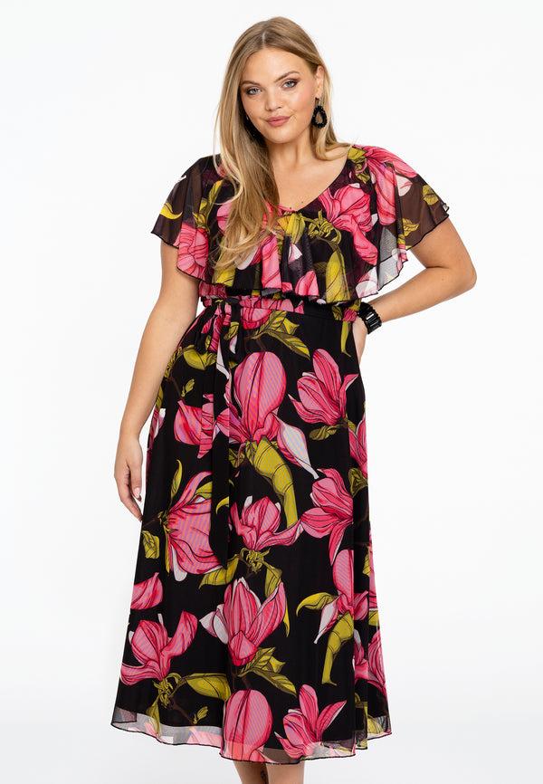 yoek Jurk MAGNOLIA - Roze