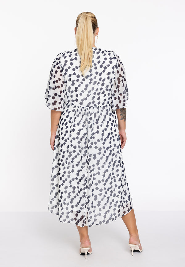 Yoek Jurk Met Kant PEGGY - Ecru