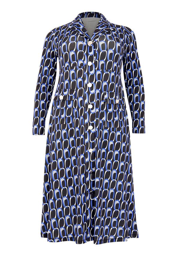 Yoek Jurk Met Knopen JILL - Zwart