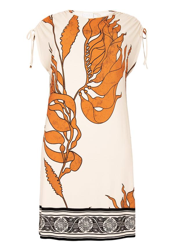 Yoek Jurk Met Koordjes VENUS - Ecru