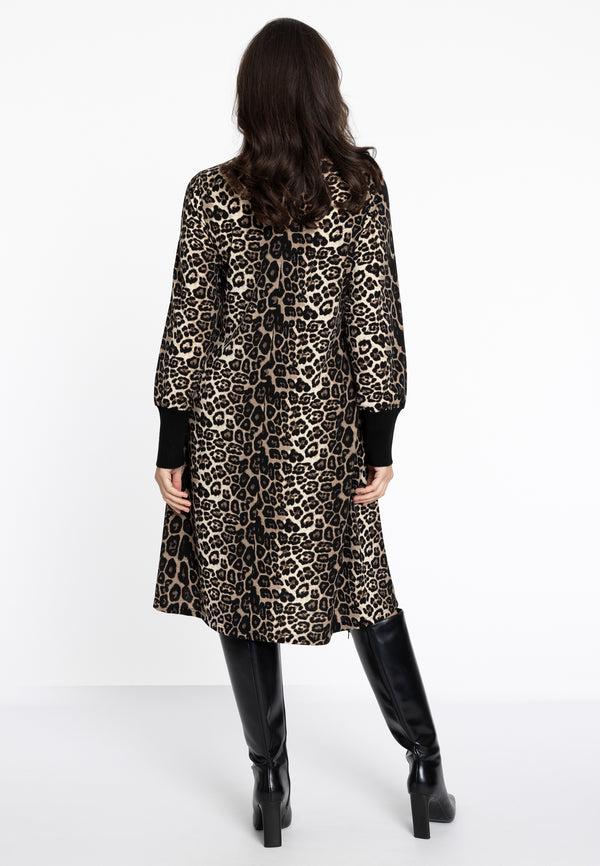 Yoek Jurk Met Leo-ribhals - Zwart