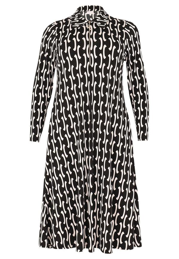 Yoek Jurk Met Rits BETA - Zwart