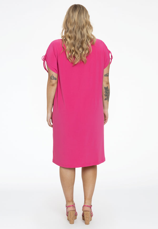 Yoek Jurk Met Strikjes DOLCE - Roze