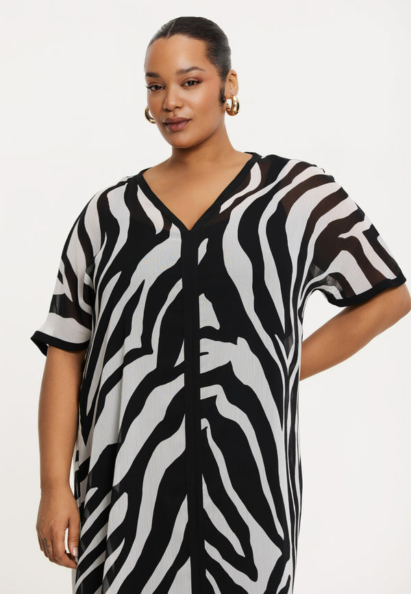 yoek Jurk SAVANNA - Zwart