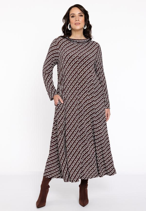 Yoek Jurk Swing CATENA - Bruin