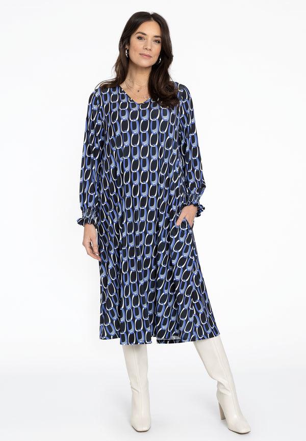 Yoek Jurk Swing JILL - Zwart