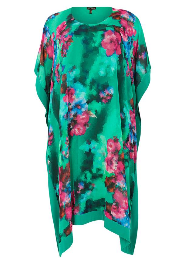 Yoek Jurk Vierkant PIXEL - Groen