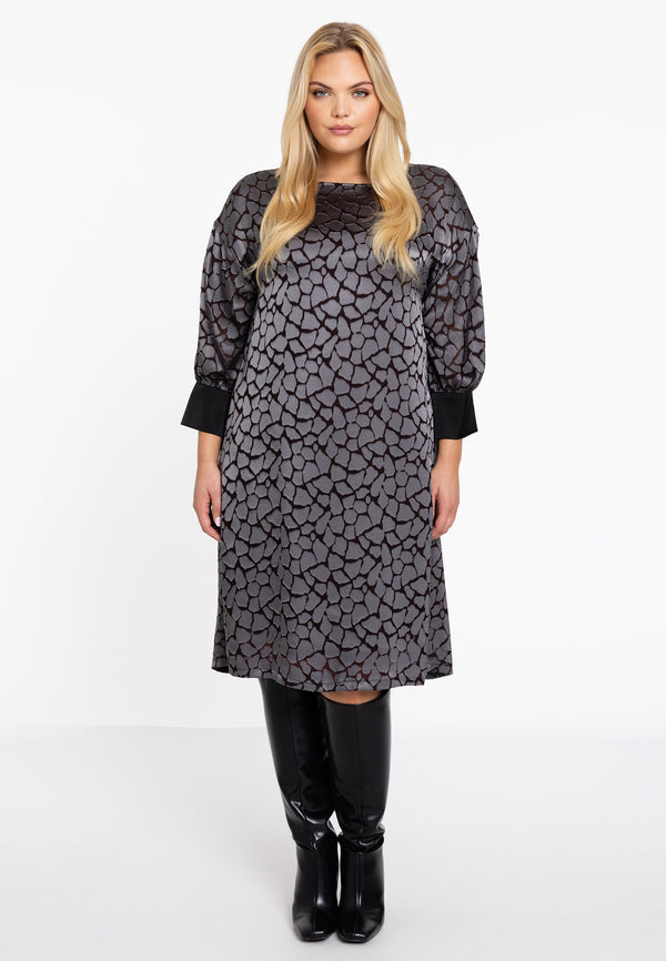 Yoek Jurk Vierkant REBEL - Grijs