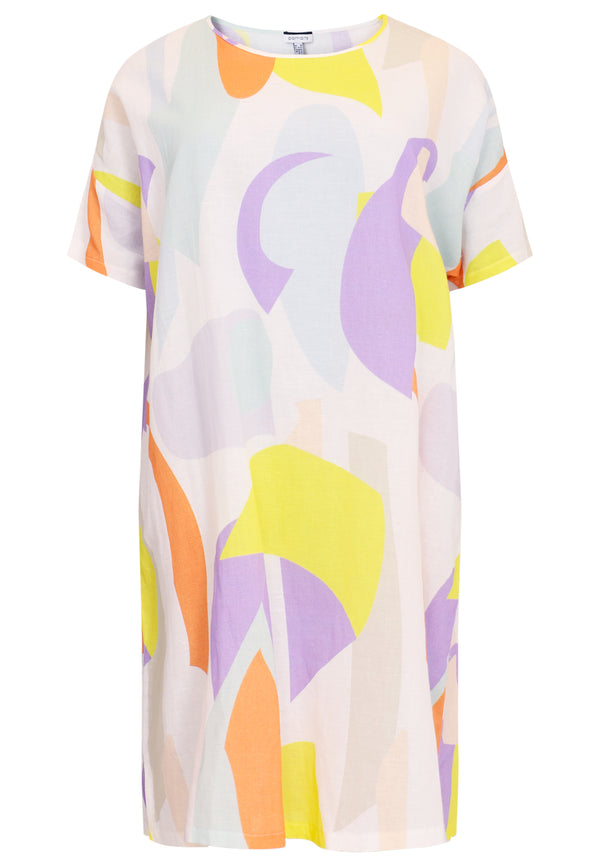 Yoek Jurk Wijd FLOWLY - Wit