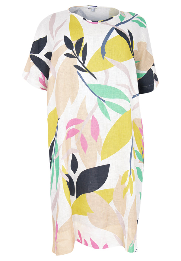 Yoek Jurk Wijd Met Zakken PATRISSE - Wit