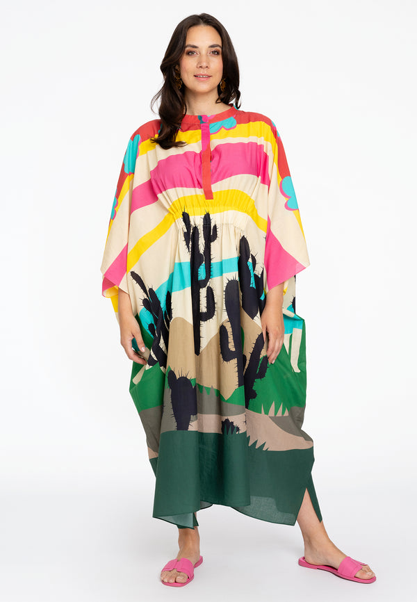 Yoek Kaftan CACTUS - Groen
