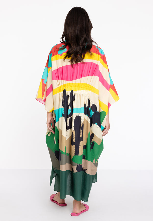 Yoek Kaftan CACTUS - Groen