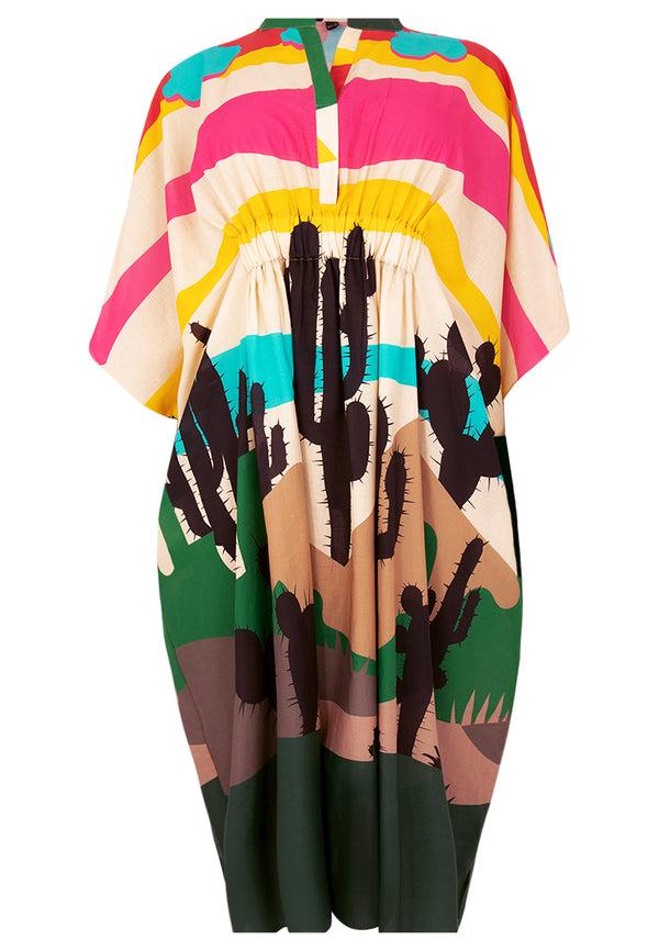 Yoek Kaftan CACTUS - Groen