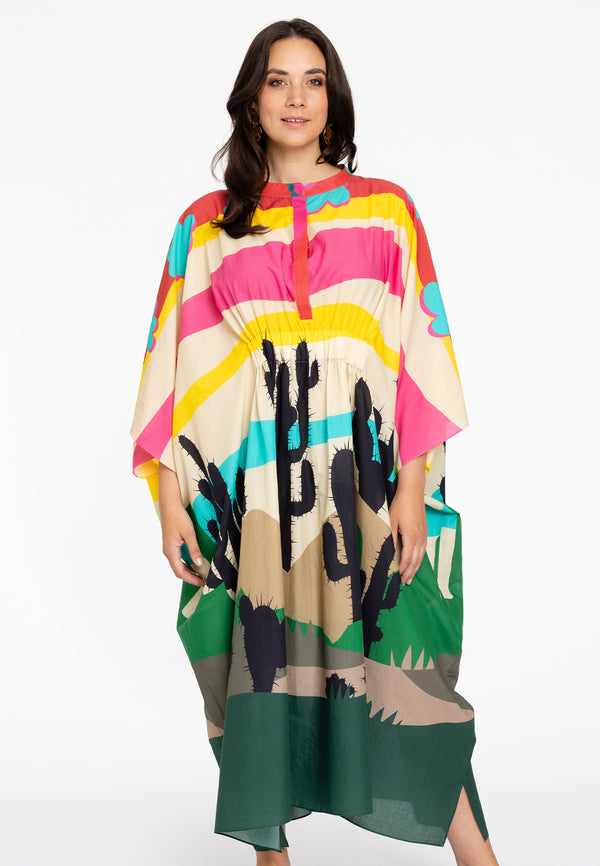 yoek Kaftan CACTUS - Groen