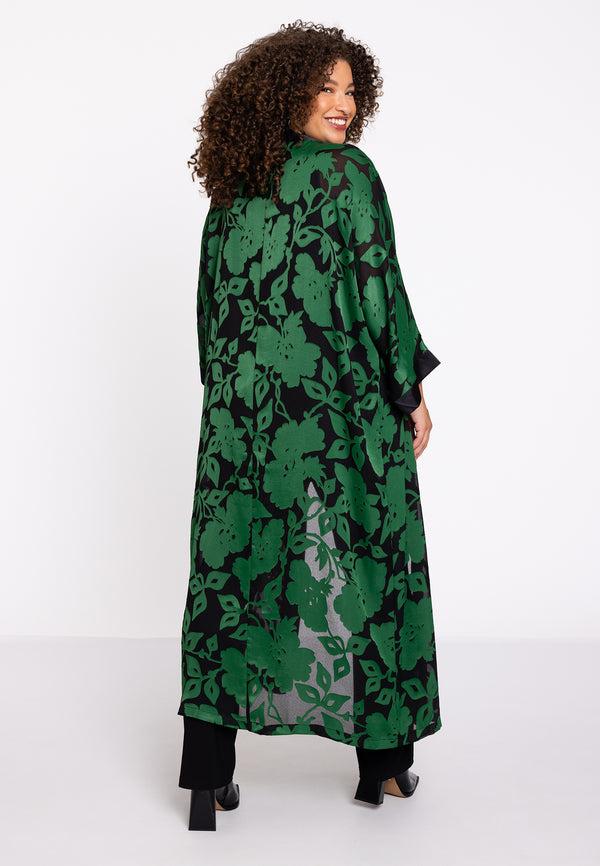 Yoek Kimono AUSBRENNER - Groen