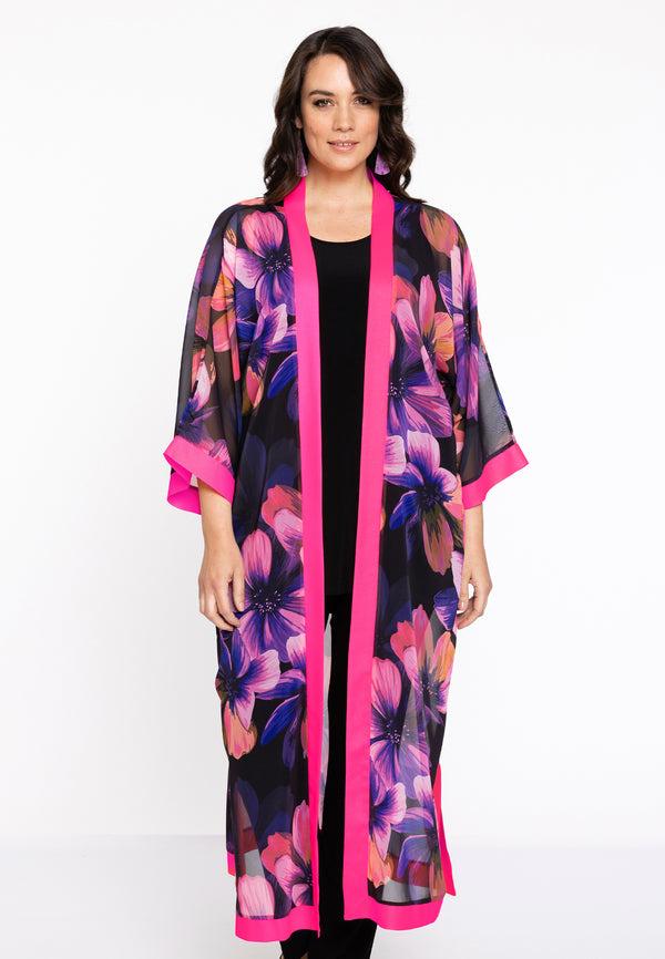 yoek Kimono CARA - Zwart