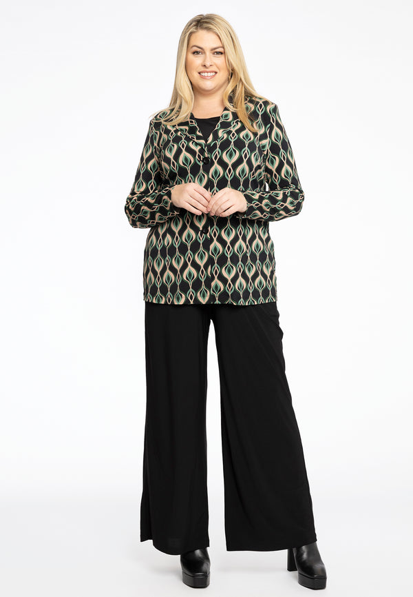 Yoek Korte Blazer JADE - Zwart