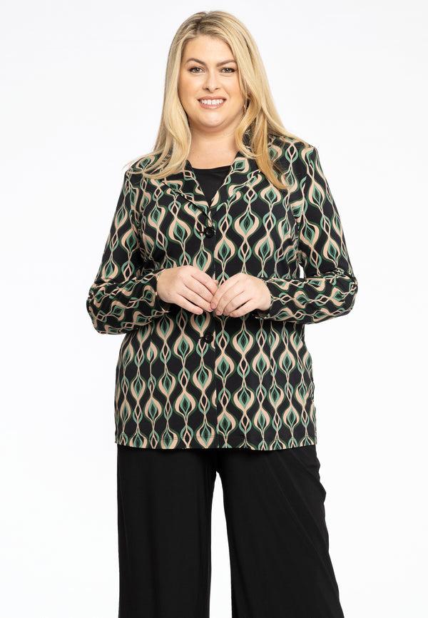 yoek Korte blazer JADE - Zwart