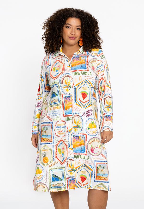 yoek Lange blouse TROPICANA - ecru