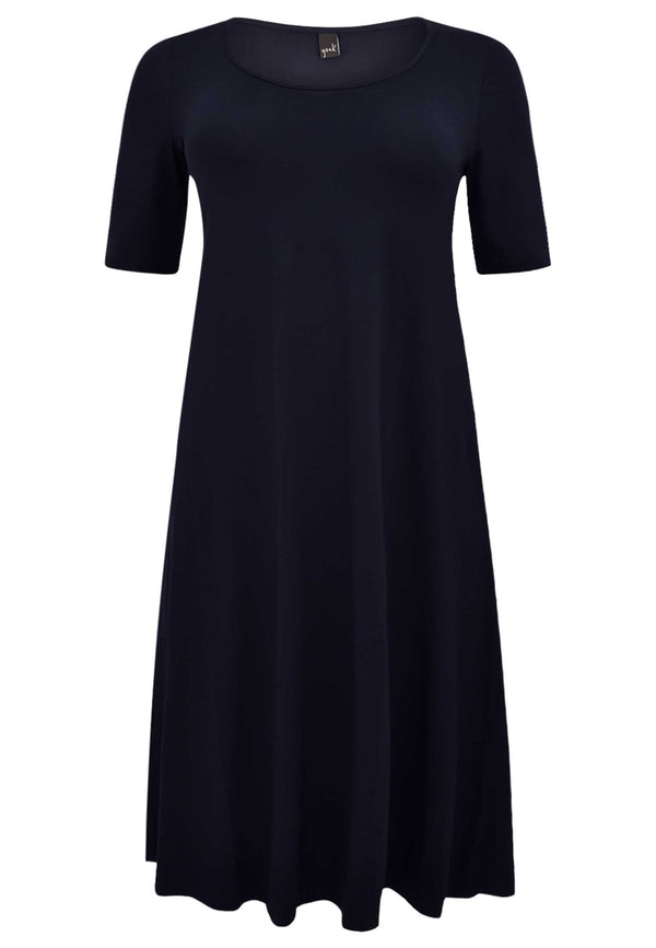 Yoek Long Dress VI/EA - Blauw