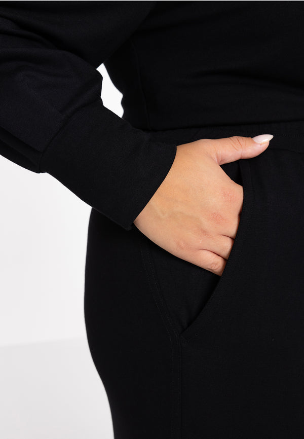 Yoek Maxi-rok LOUNGE - Zwart