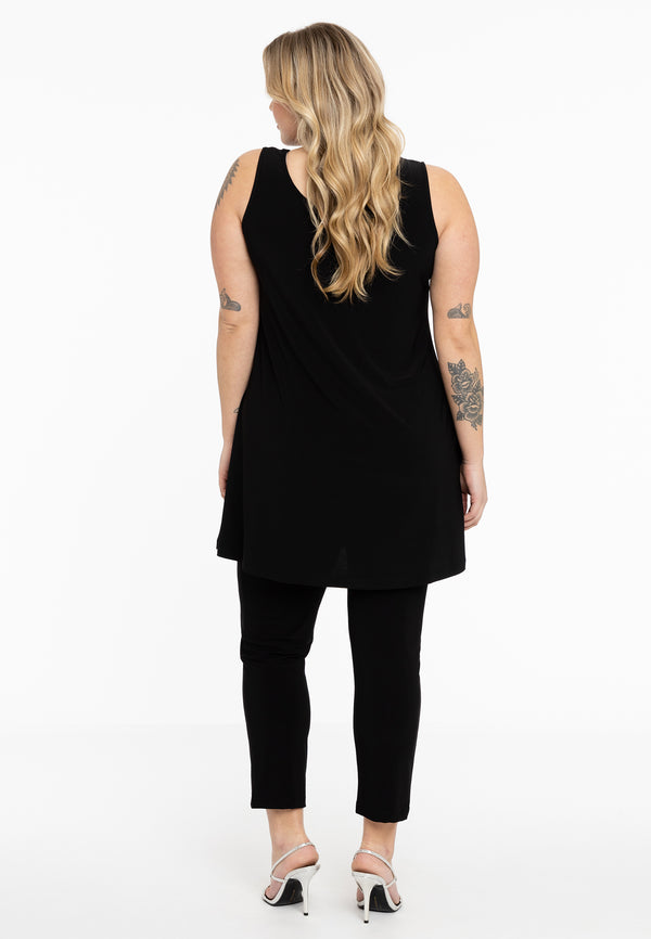 Yoek Pantalon 7/8 DOLCE - Zwart