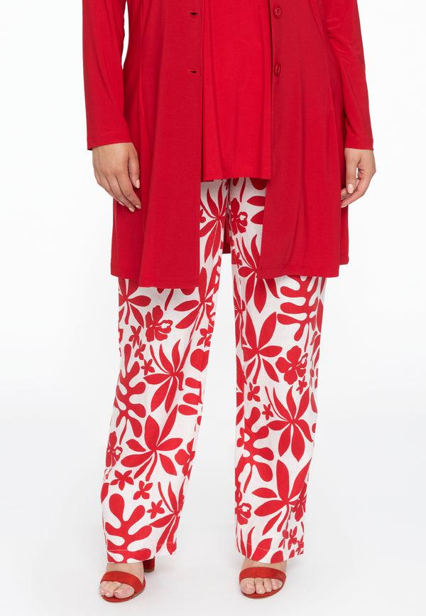 yoek Pantalon ANNA - Rood