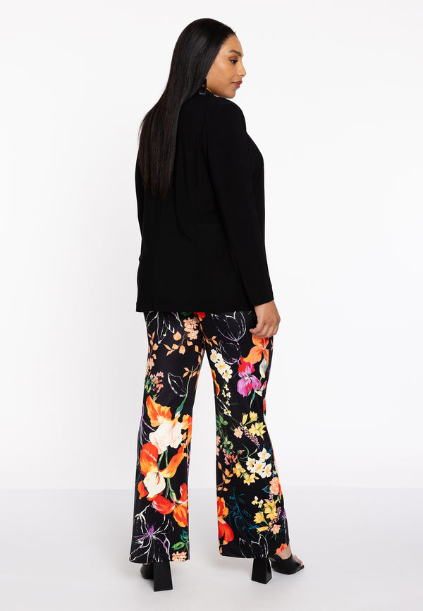 Yoek Pantalon Bootcut CAMPO - Zwart