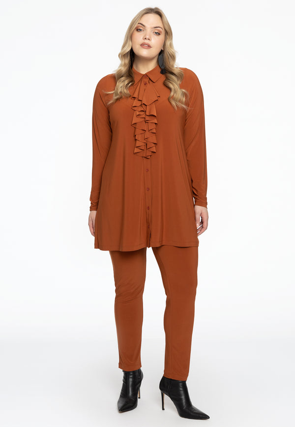 Yoek Pantalon DOLCE - Mid Brown