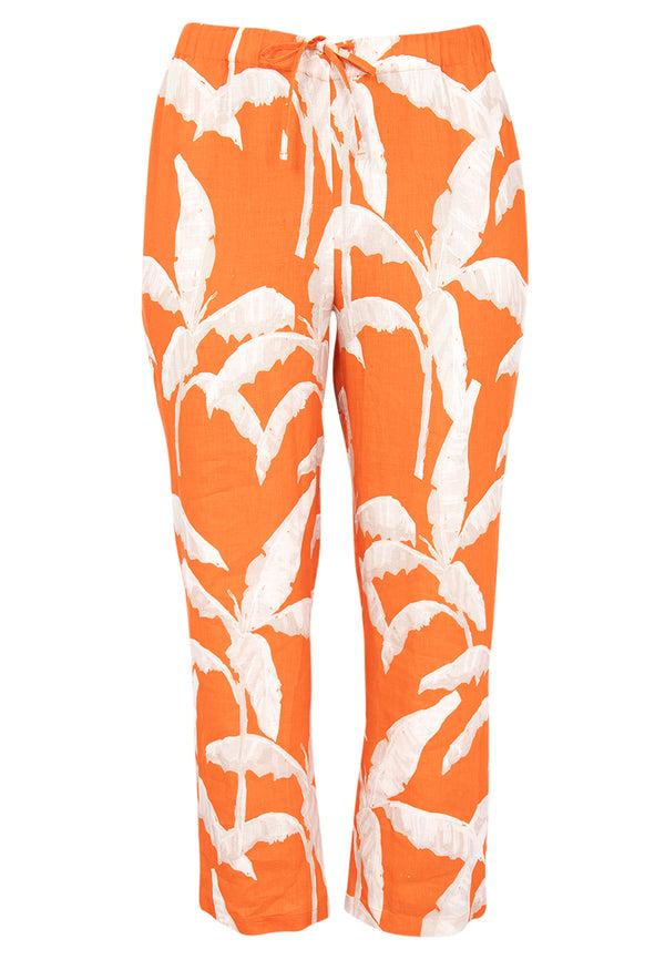 Yoek Pantalon PALM TREE - Oranje