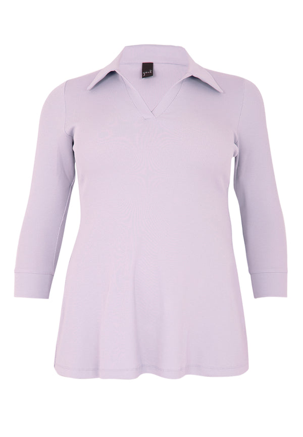 Yoek Polo-tuniek Flare LOUNGE - Light Purple