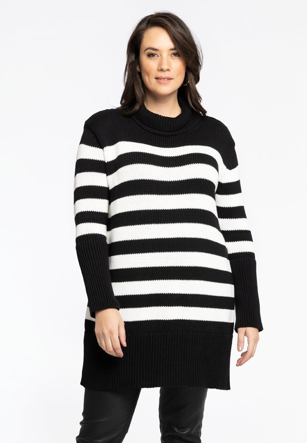 yoek Pullover breton - Zwart