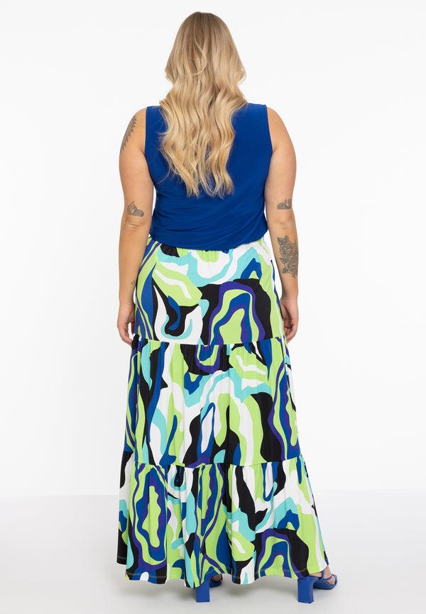 Yoek Rok Met Volant LUMI - Lichtgroen