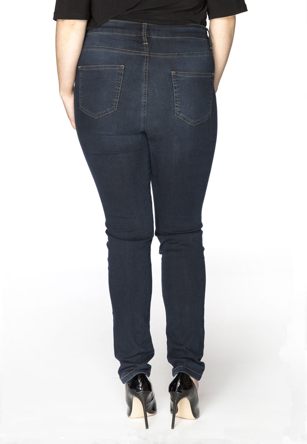 Yoek Shaping Skinny Jeans 5p - Donker Indigo