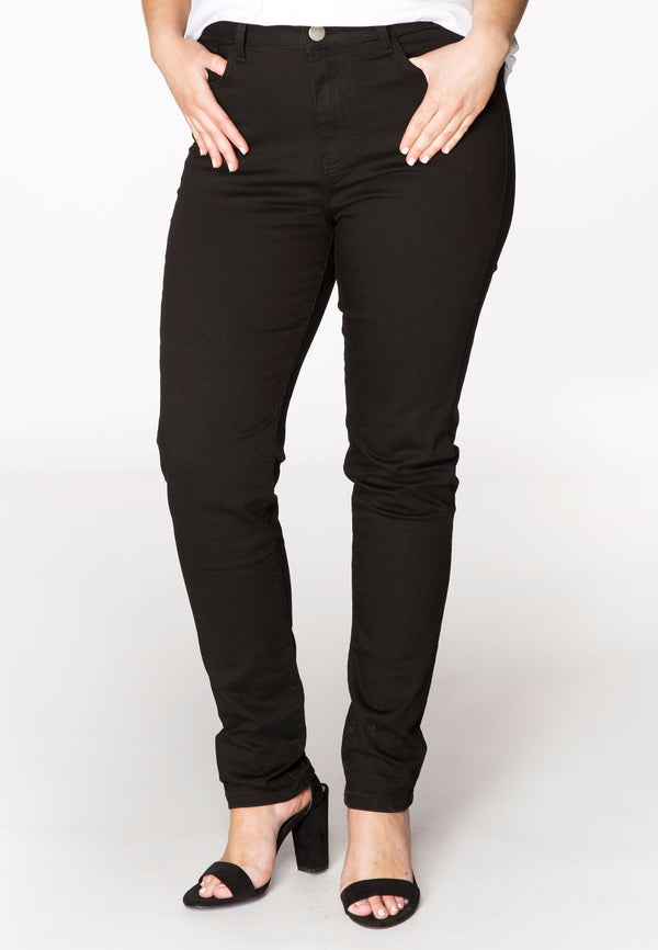 Yoek Shaping Skinny Jeans 5p - Zwart