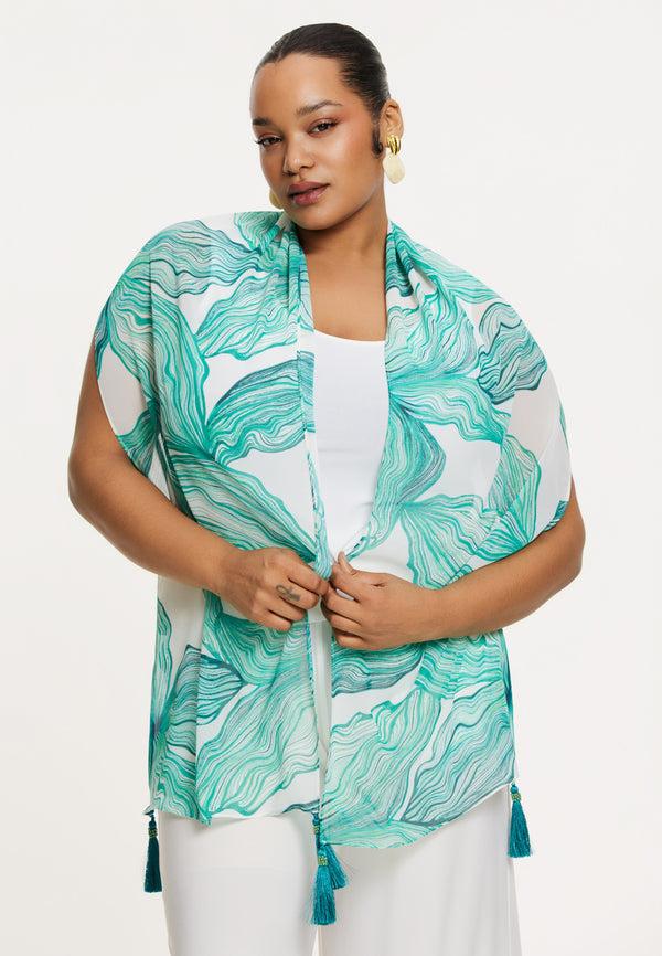 yoek Shawl SEASTAR - Turquoise