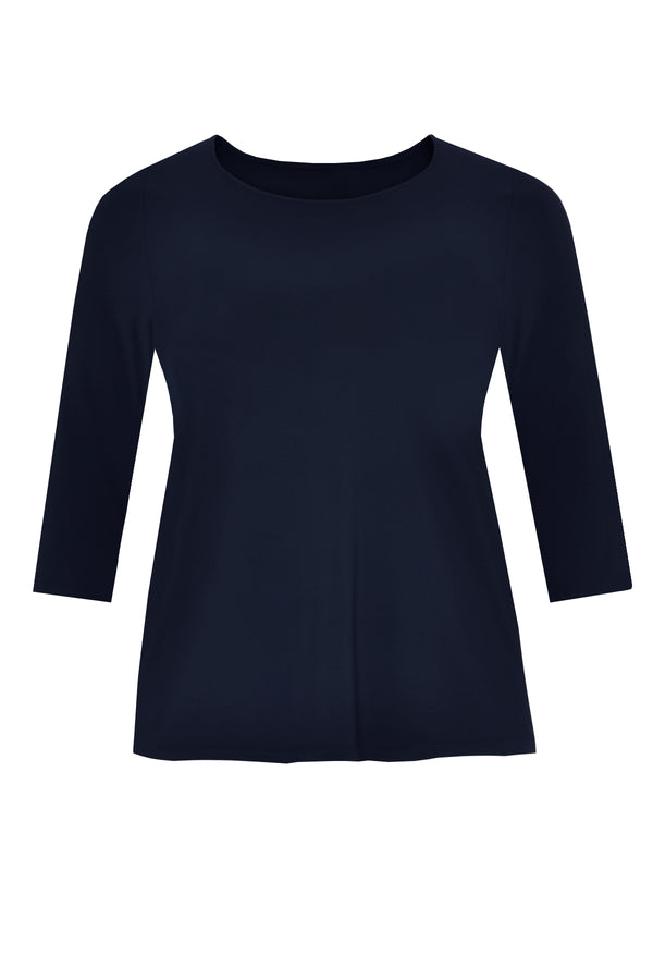 Yoek Shirt Driekwart Mouwen DOLCE - Blauw