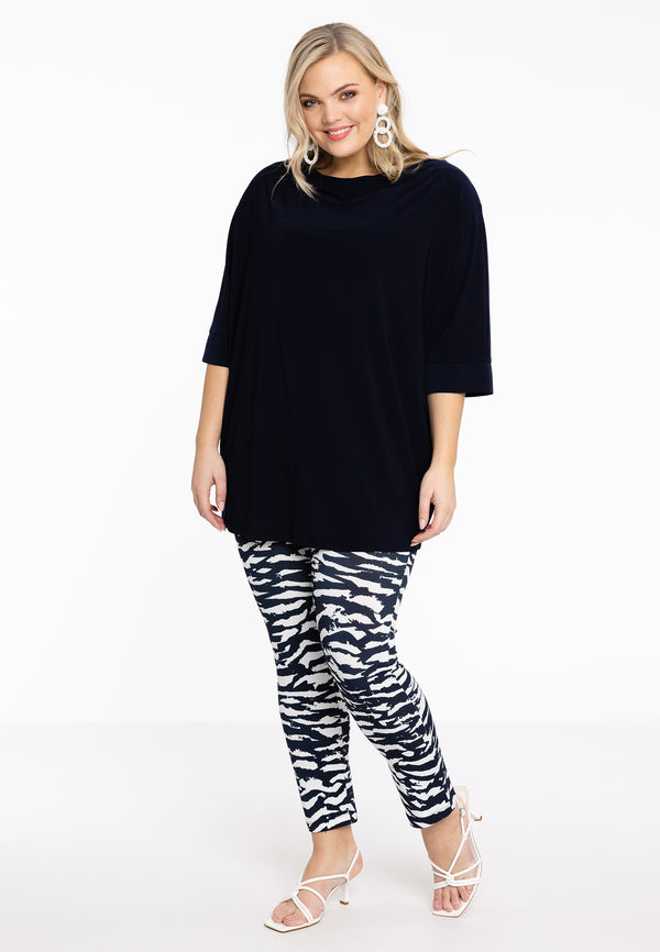 Yoek Shirt Kimono Mouw DOLCE - Blauw